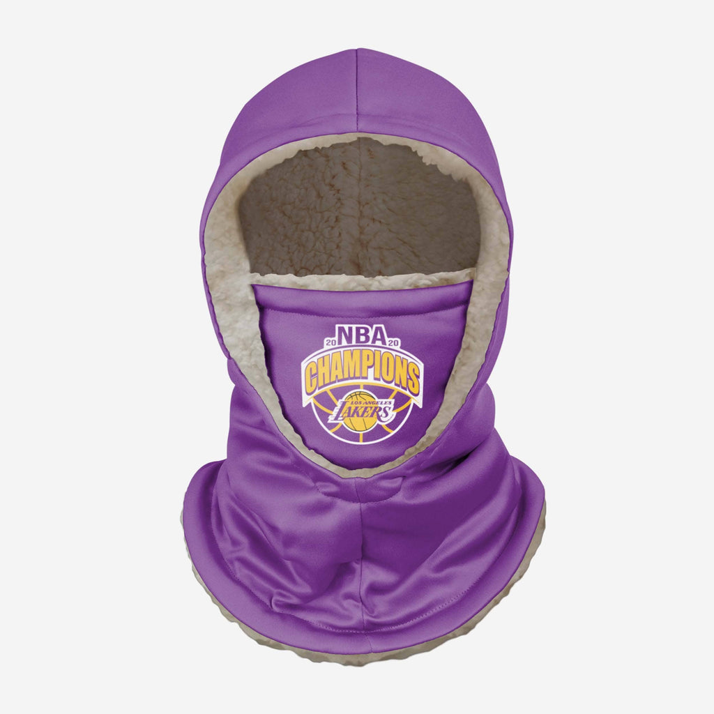 Los Angeles Lakers 2020 NBA Champions Team Color Hooded Gaiter FOCO - FOCO.com