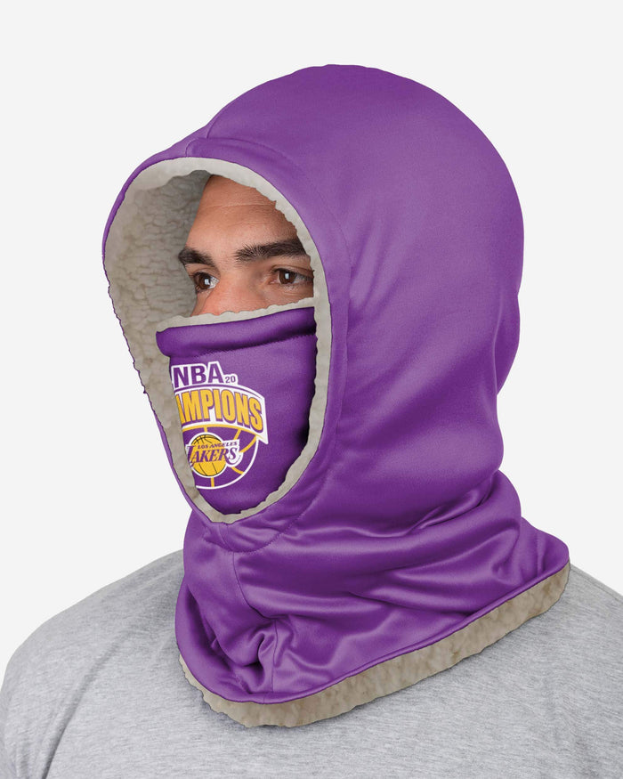 Los Angeles Lakers 2020 NBA Champions Team Color Hooded Gaiter FOCO - FOCO.com