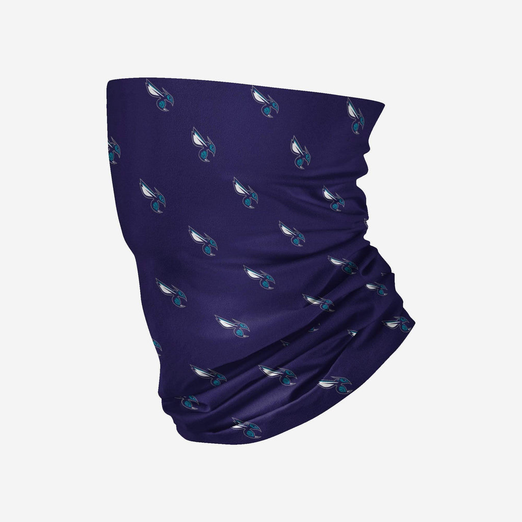 Charlotte Hornets Mini Print Logo Gaiter Scarf FOCO - FOCO.com