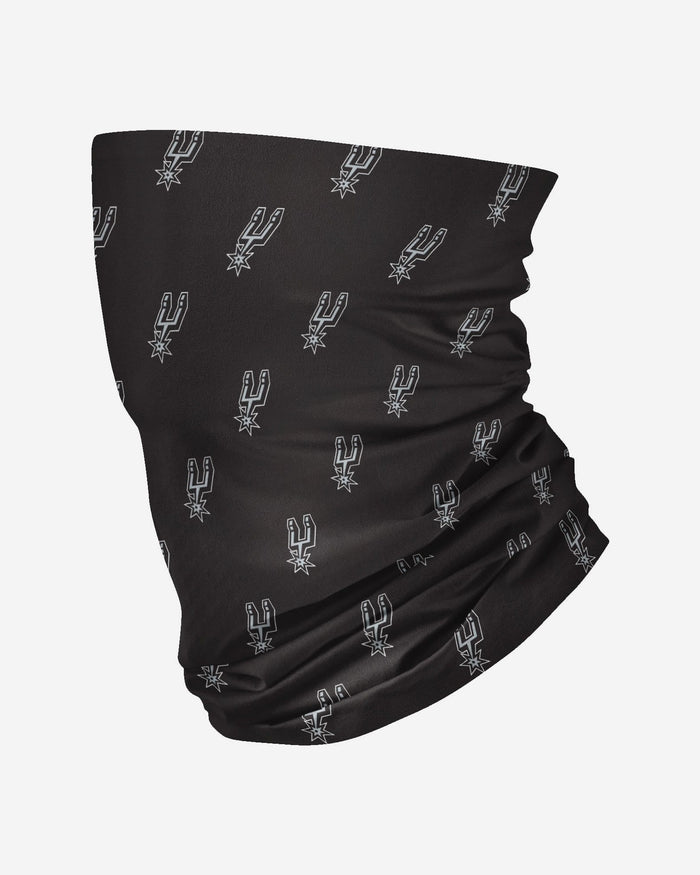 San Antonio Spurs Mini Print Logo Gaiter Scarf FOCO - FOCO.com