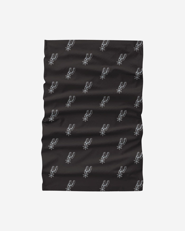 San Antonio Spurs Mini Print Logo Gaiter Scarf FOCO - FOCO.com