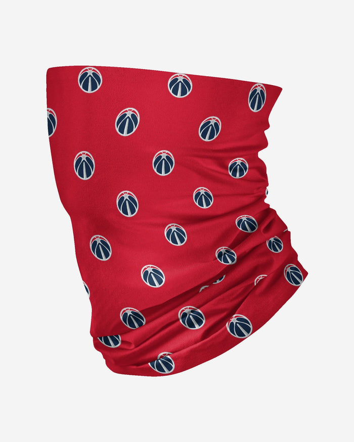 Washington Wizards Mini Print Logo Gaiter Scarf FOCO - FOCO.com