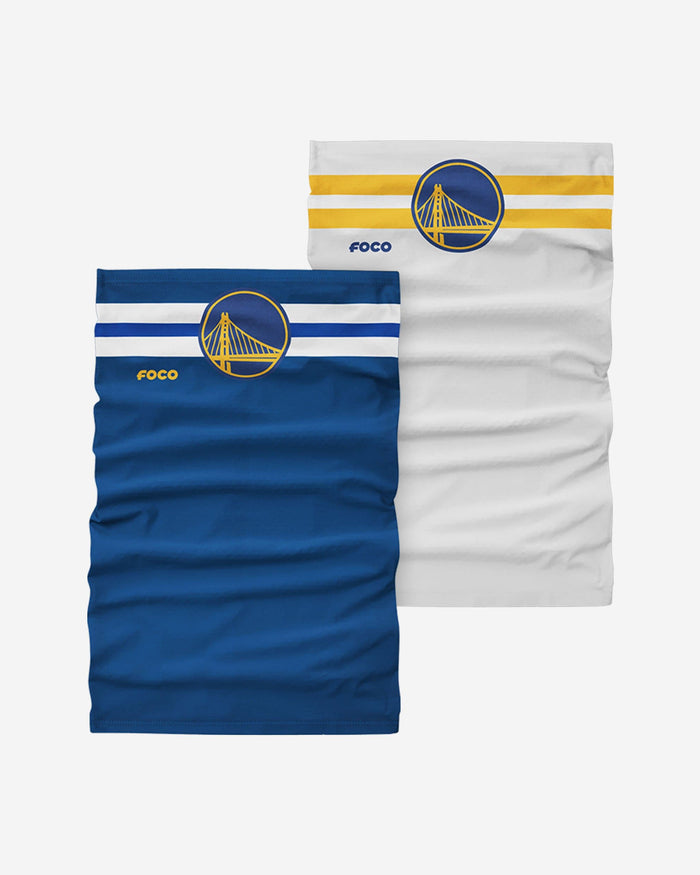 Golden State Warriors Stitched 2 Pack Gaiter Scarf FOCO - FOCO.com