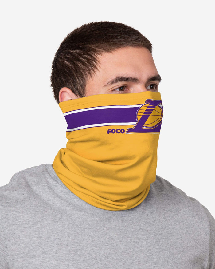 Los Angeles Lakers Stitched 2 Pack Gaiter Scarf FOCO - FOCO.com