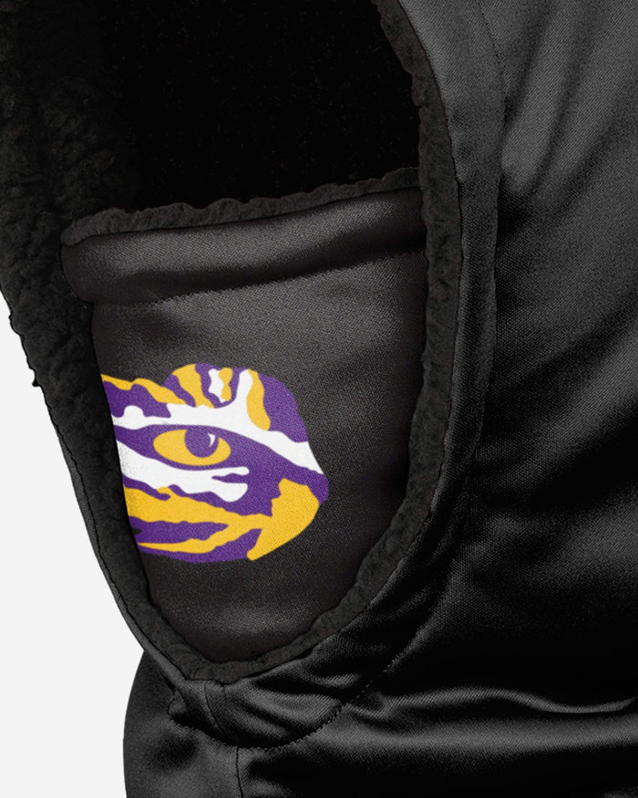 LSU Tigers Black Hooded Gaiter FOCO - FOCO.com