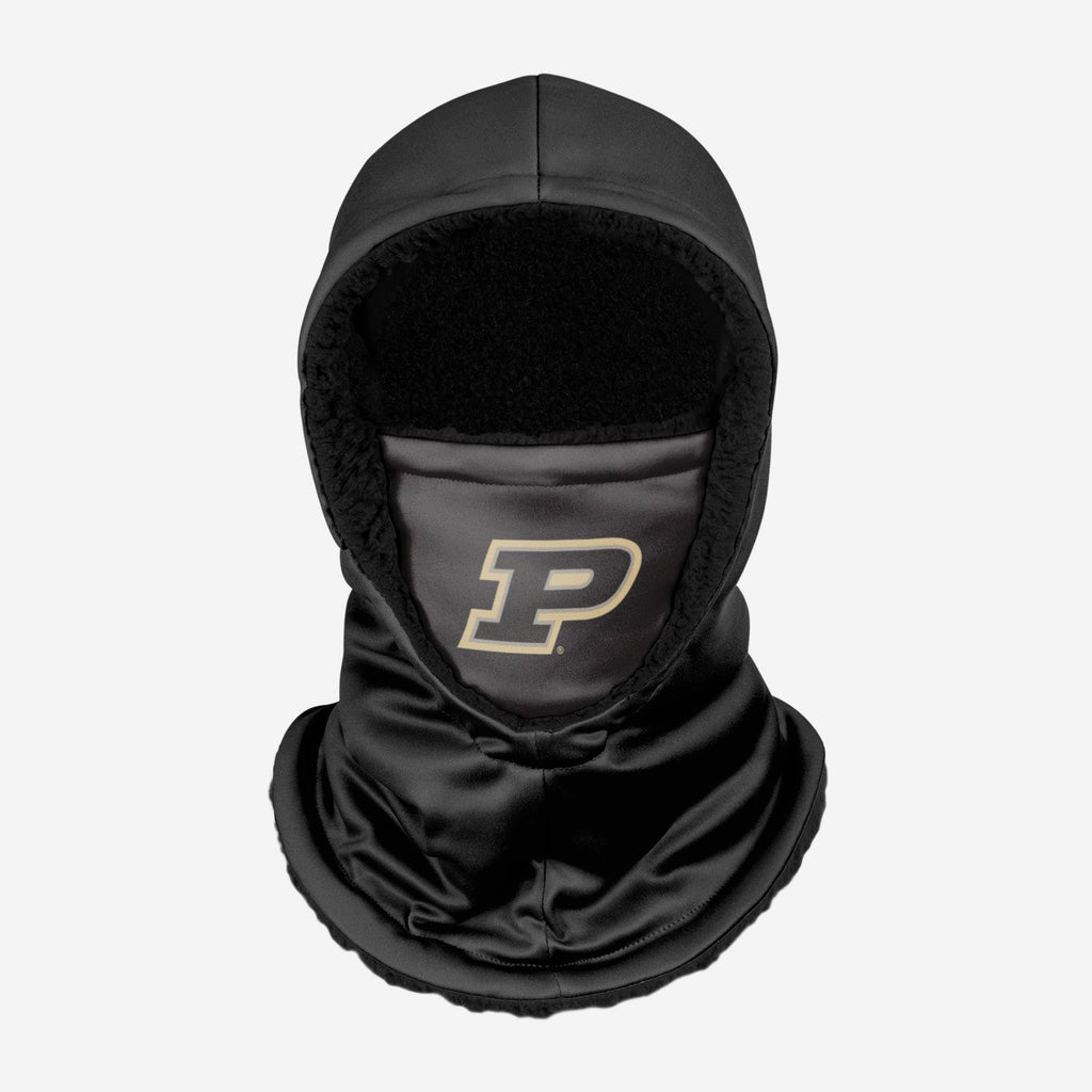 Purdue Boilermakers Black Hooded Gaiter FOCO - FOCO.com