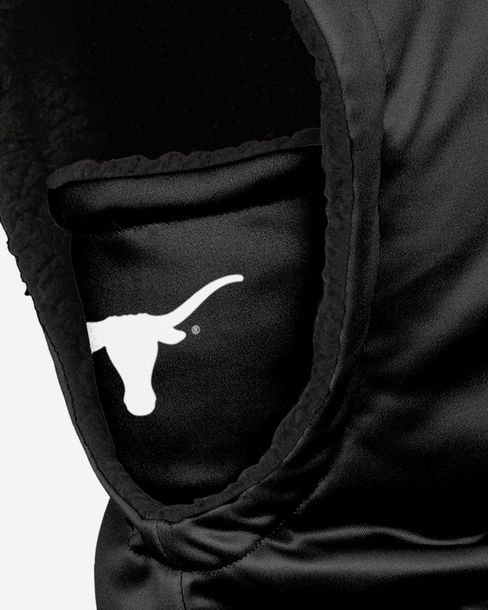Texas Longhorns Black Hooded Gaiter FOCO - FOCO.com