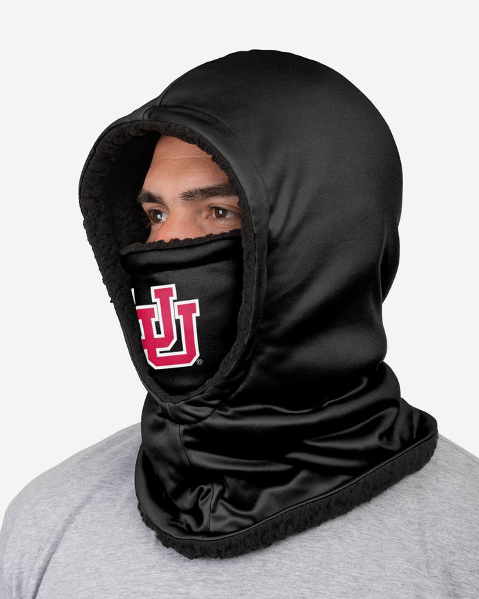 Utah Utes Black Hooded Gaiter FOCO - FOCO.com