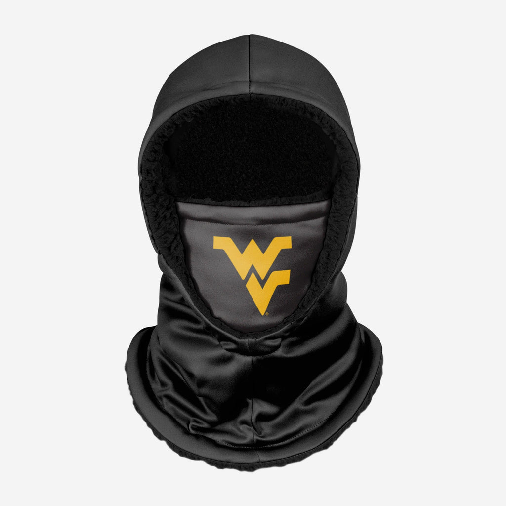 West Virginia Mountaineers Black Hooded Gaiter FOCO - FOCO.com