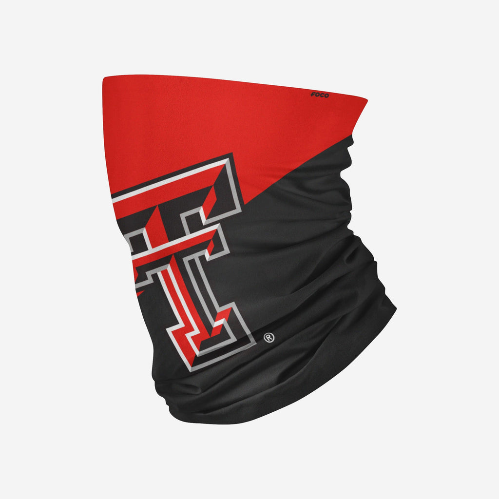 Texas Tech Red Raiders Big Logo Gaiter Scarf FOCO - FOCO.com