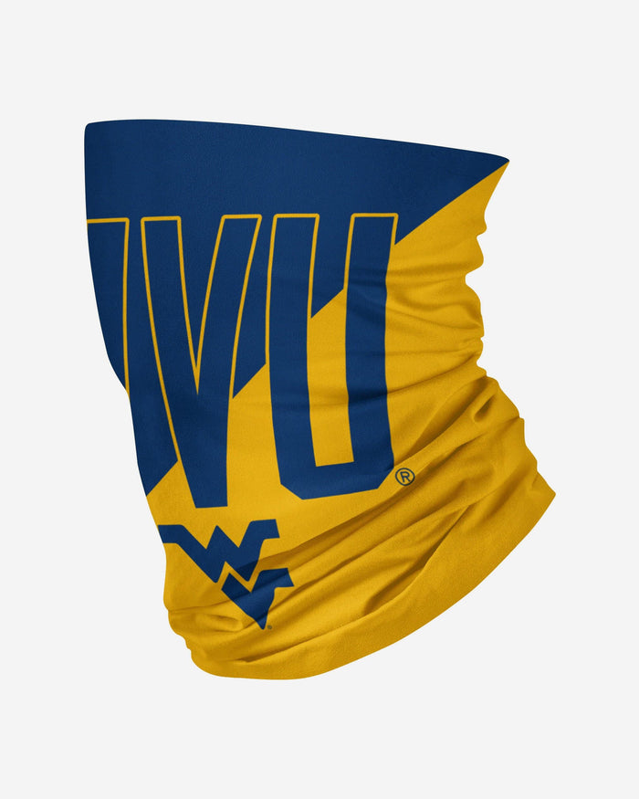 West Virginia Mountaineers Big Logo Gaiter Scarf FOCO - FOCO.com