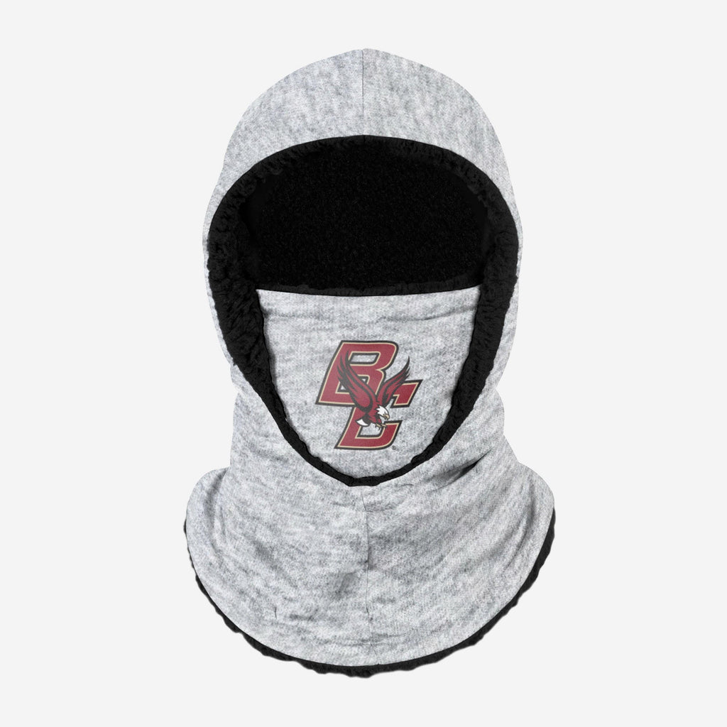 Boston College Eagles Heather Grey Big Logo Hooded Gaiter FOCO - FOCO.com