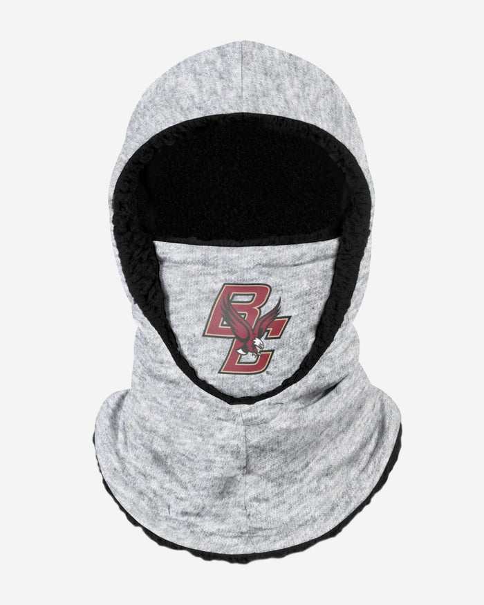 Boston College Eagles Heather Grey Big Logo Hooded Gaiter FOCO - FOCO.com