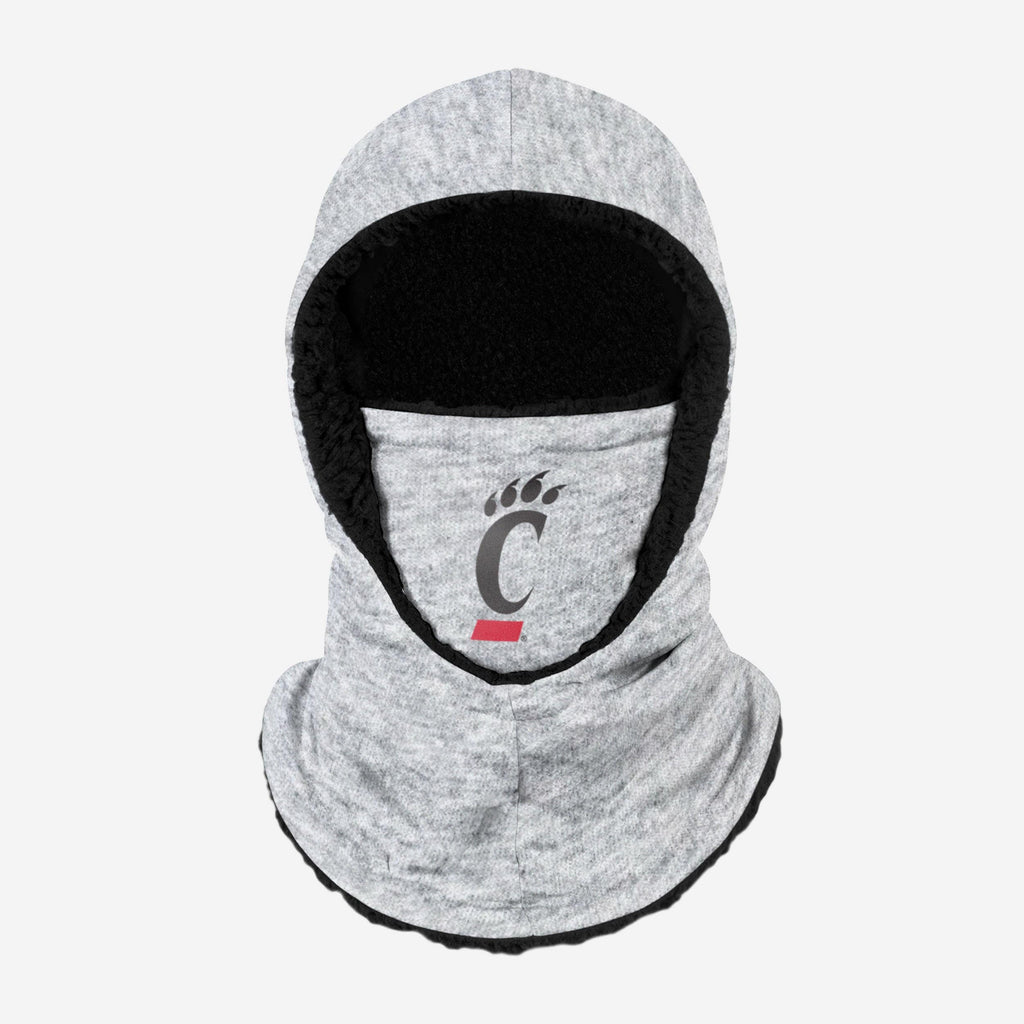 Cincinnati Bearcats Heather Grey Big Logo Hooded Gaiter FOCO - FOCO.com