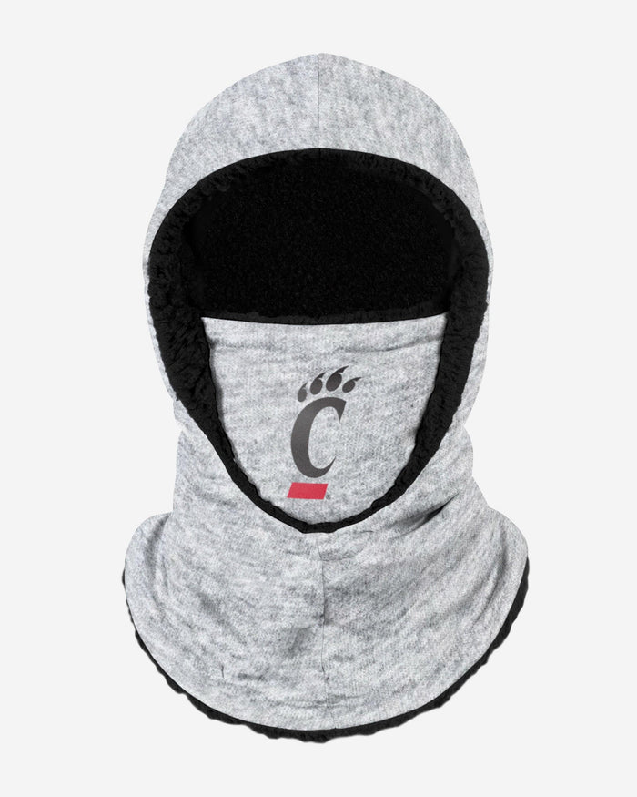 Cincinnati Bearcats Heather Grey Big Logo Hooded Gaiter FOCO - FOCO.com