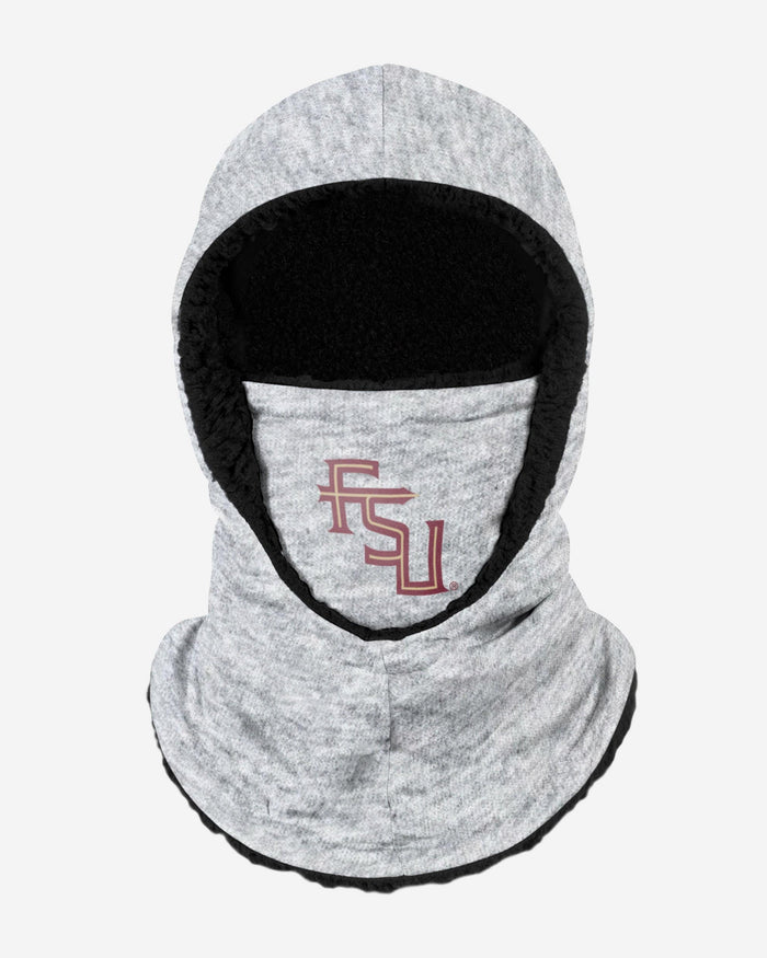Florida State Seminoles Heather Grey Big Logo Hooded Gaiter FOCO - FOCO.com