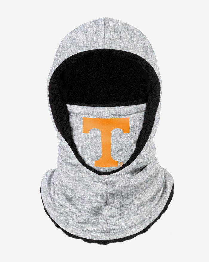 Tennessee Volunteers Heather Grey Big Logo Hooded Gaiter FOCO - FOCO.com