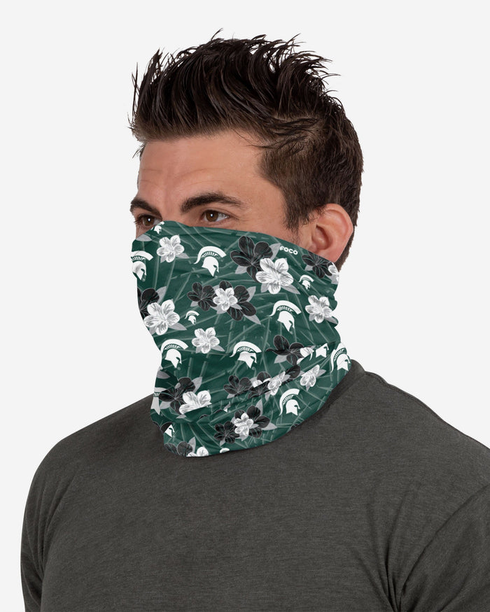 Michigan State Spartans Hibiscus Gaiter Scarf FOCO - FOCO.com