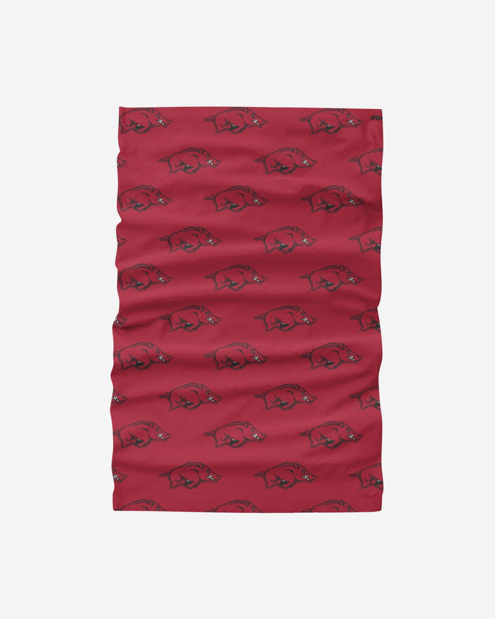 Arkansas Razorbacks Mini Print Logo Gaiter Scarf FOCO - FOCO.com