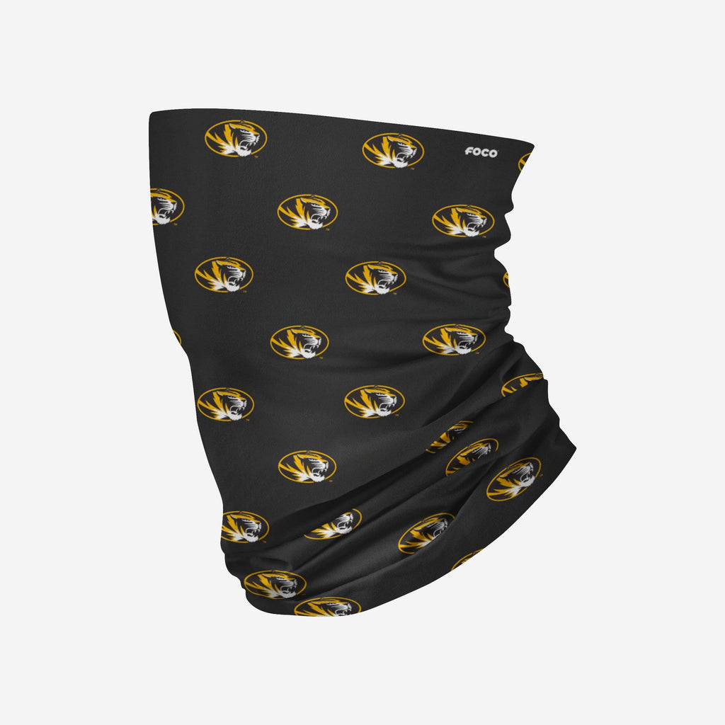 Missouri Tigers Mini Print Logo Gaiter Scarf FOCO - FOCO.com