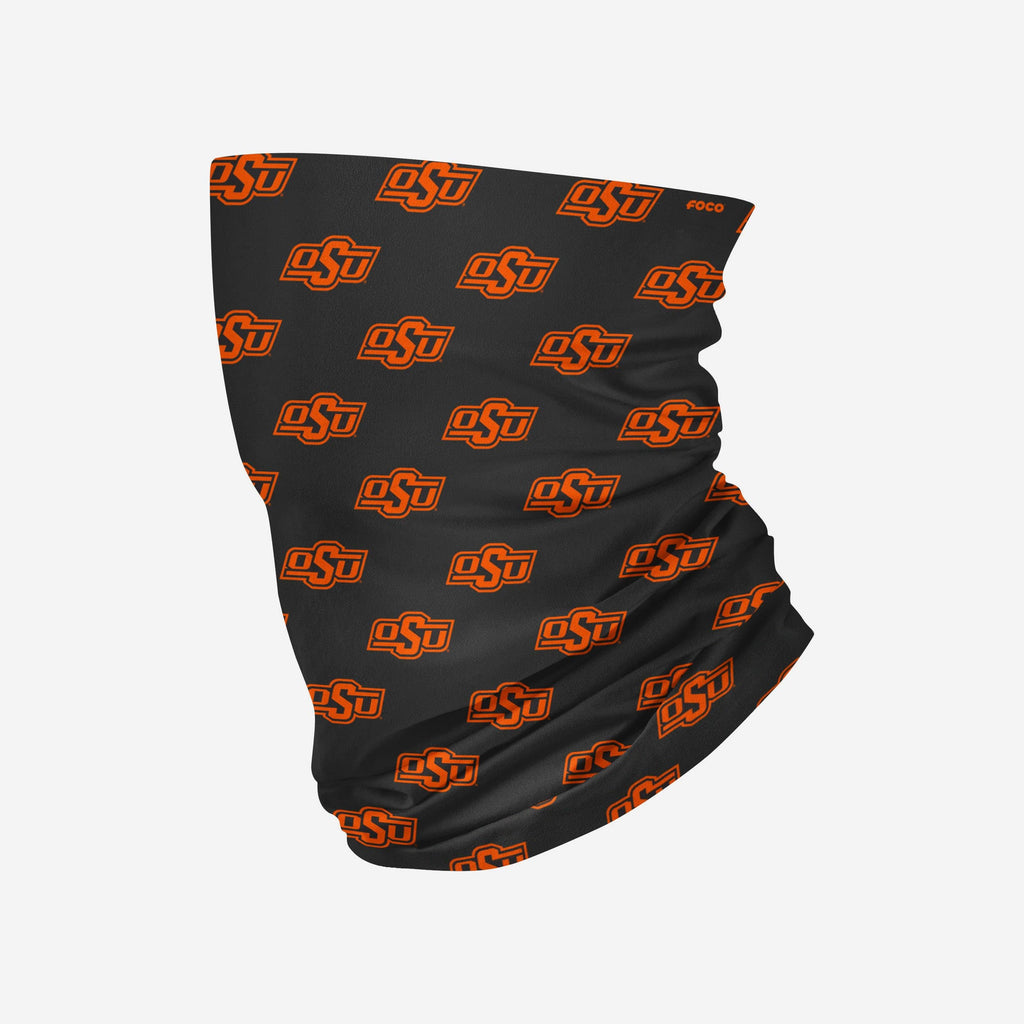 Oklahoma State Cowboys Mini Print Logo Gaiter Scarf FOCO - FOCO.com