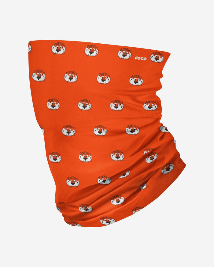 Aubie The Tiger Auburn Tigers Mini Print Mascot Gaiter Scarf FOCO - FOCO.com