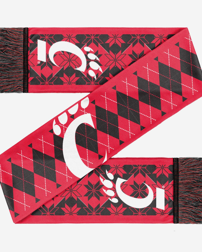 Cincinnati Bearcats Reversible Ugly Scarf FOCO - FOCO.com