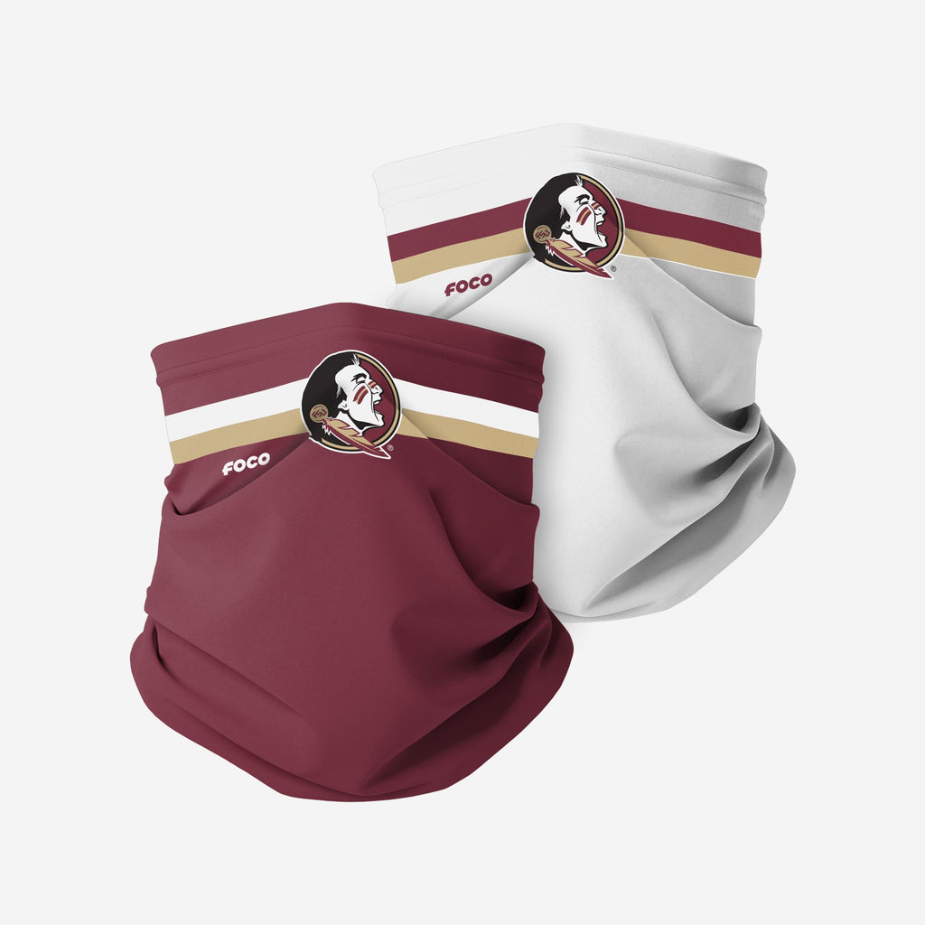 Florida State Seminoles Stitched 2 Pack Gaiter Scarf FOCO - FOCO.com