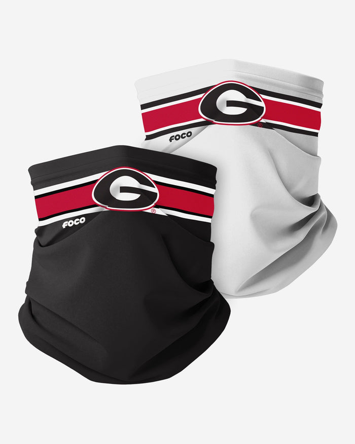 Georgia Bulldogs Stitched 2 Pack Gaiter Scarf FOCO - FOCO.com