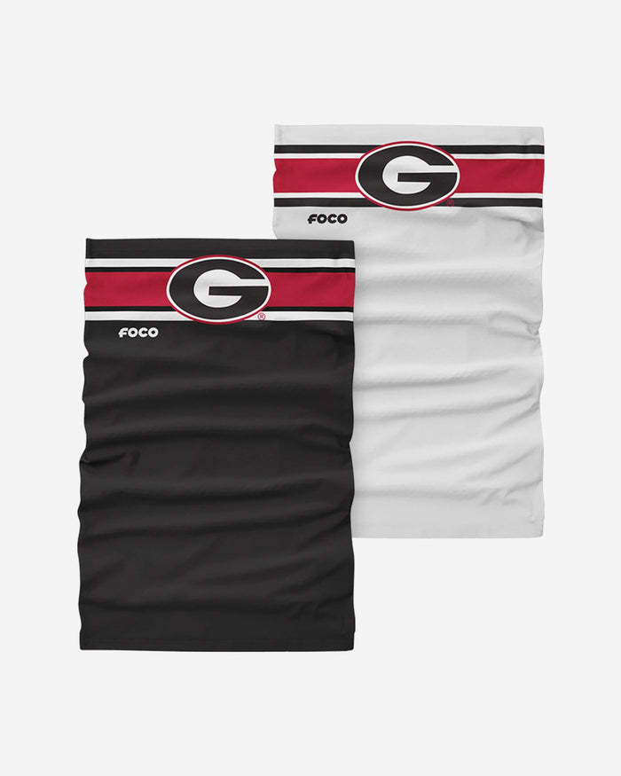 Georgia Bulldogs Stitched 2 Pack Gaiter Scarf FOCO - FOCO.com