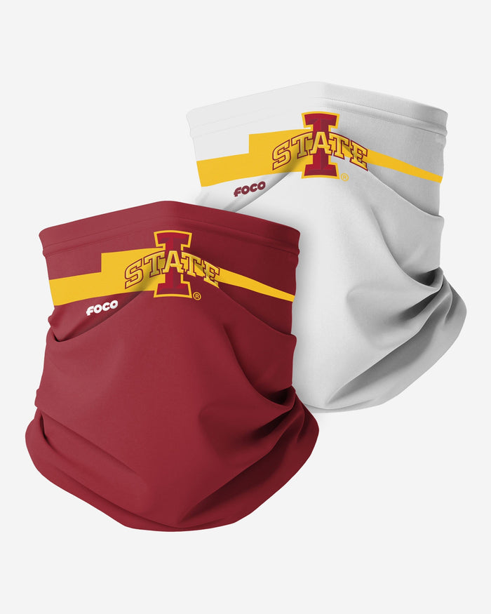 Iowa State Cyclones Stitched 2 Pack Gaiter Scarf FOCO - FOCO.com