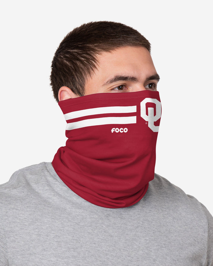 Oklahoma Sooners Stitched 2 Pack Gaiter Scarf FOCO - FOCO.com