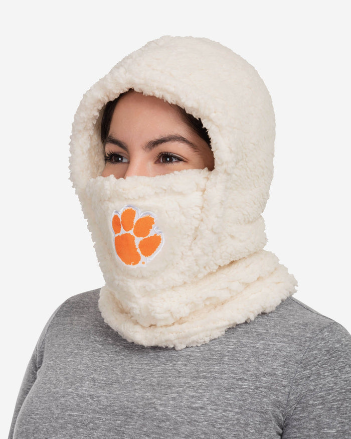 Clemson Tigers Sherpa Hooded Gaiter FOCO - FOCO.com