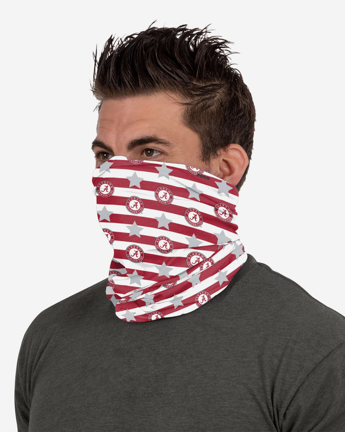 Alabama Crimson Tide Stars & Stripes Gaiter Scarf FOCO - FOCO.com