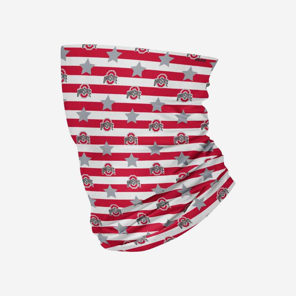 Ohio State Buckeyes Stars & Stripes Gaiter Scarf FOCO - FOCO.com