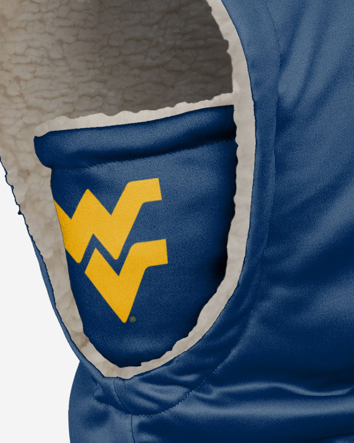 West Virginia Mountaineers Team Color Hooded Gaiter FOCO - FOCO.com