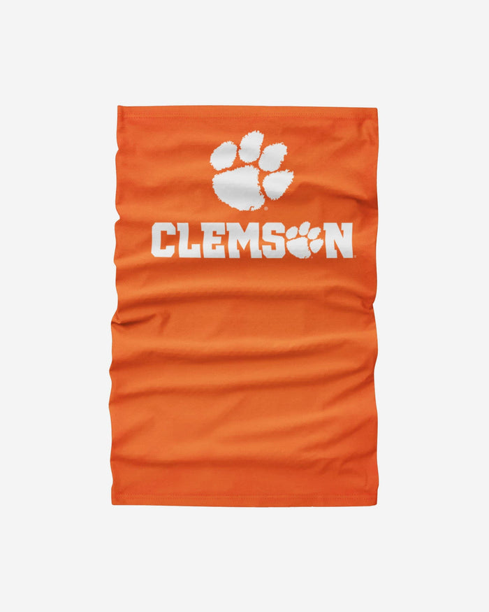 Clemson Tigers Team Logo Stitched Gaiter Scarf FOCO - FOCO.com