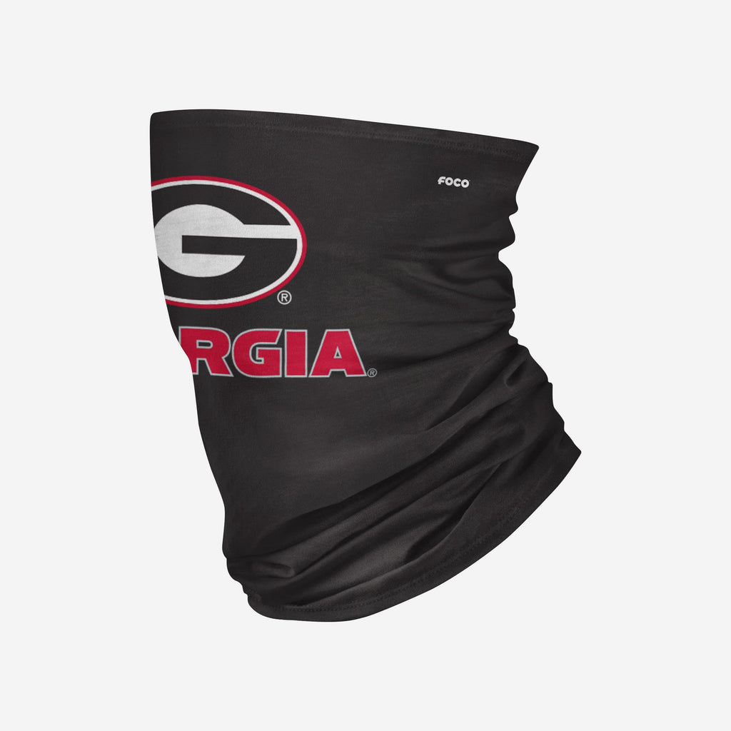 Georgia Bulldogs Team Logo Stitched Gaiter Scarf FOCO - FOCO.com