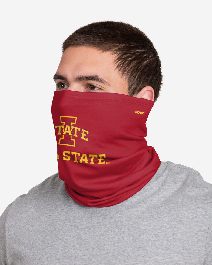 Iowa State Cyclones Team Logo Stitched Gaiter Scarf FOCO - FOCO.com