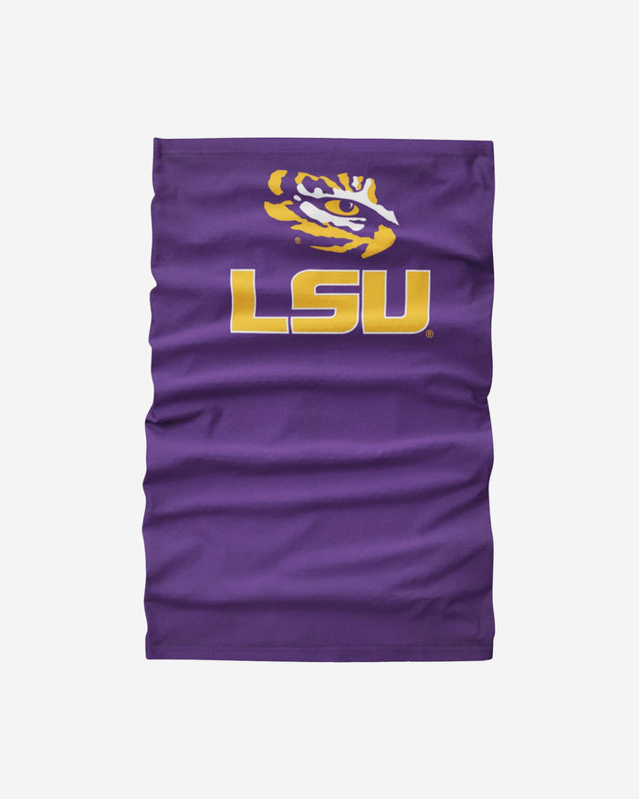 LSU Tigers Team Logo Stitched Gaiter Scarf FOCO - FOCO.com