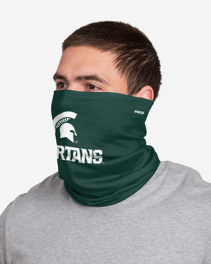 Michigan State Spartans Team Logo Stitched Gaiter Scarf FOCO - FOCO.com