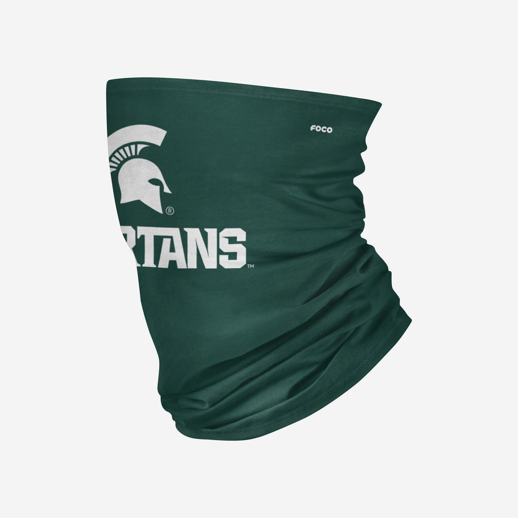 Michigan State Spartans Team Logo Stitched Gaiter Scarf FOCO - FOCO.com