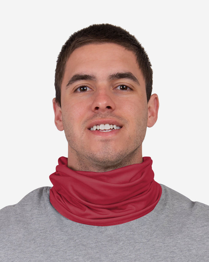 Oklahoma Sooners Team Logo Stitched Gaiter Scarf FOCO - FOCO.com