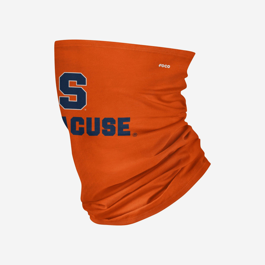 Syracuse Orange Team Logo Stitched Gaiter Scarf FOCO - FOCO.com