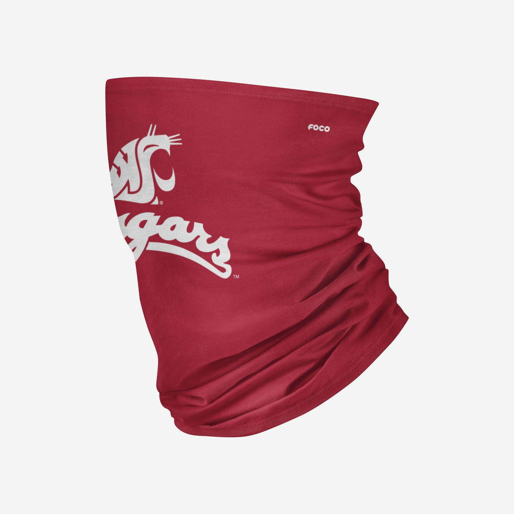 Washington State Cougars Team Logo Stitched Gaiter Scarf FOCO - FOCO.com