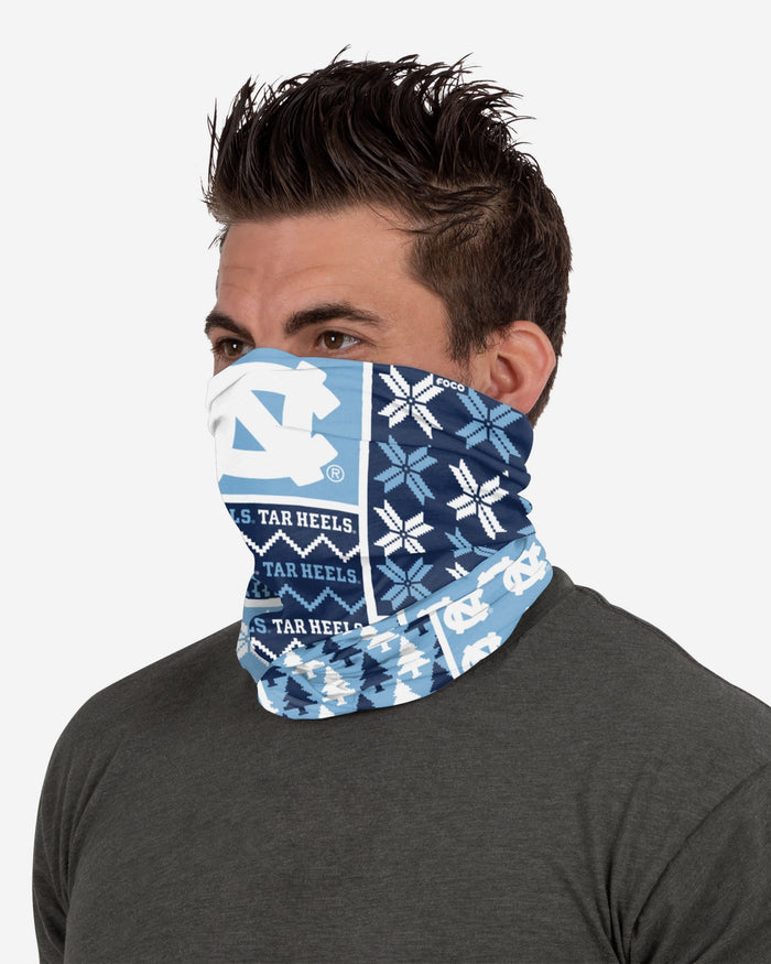 North Carolina Tar Heels Busy Block Gaiter Scarf FOCO - FOCO.com