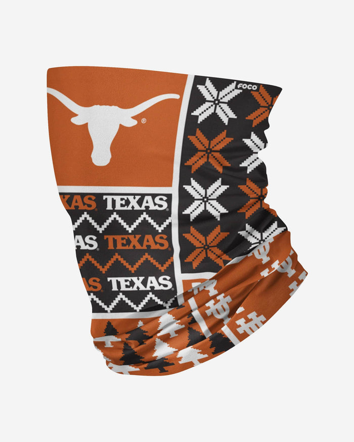 Texas Longhorns Busy Block Gaiter Scarf FOCO - FOCO.com