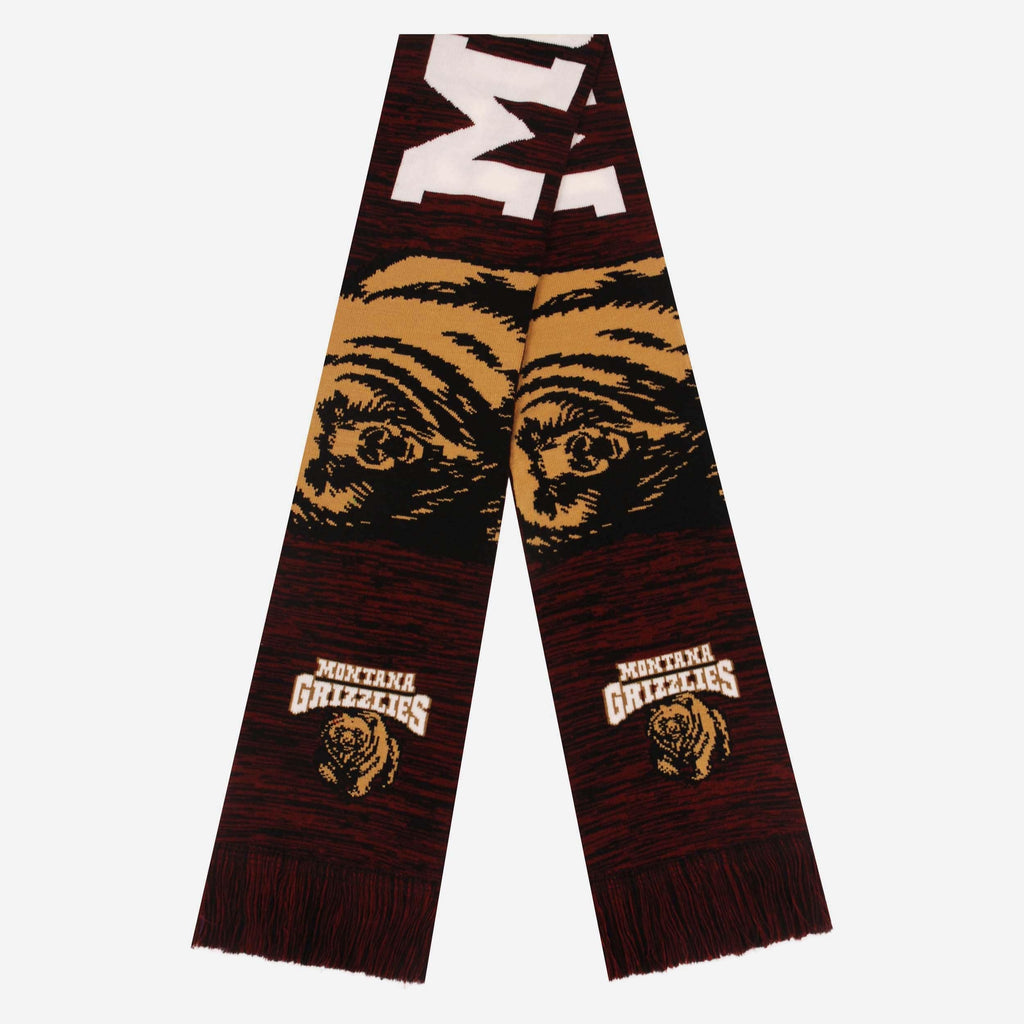 Montana Grizzlies Wordmark Big Logo Colorblend Scarf FOCO - FOCO.com