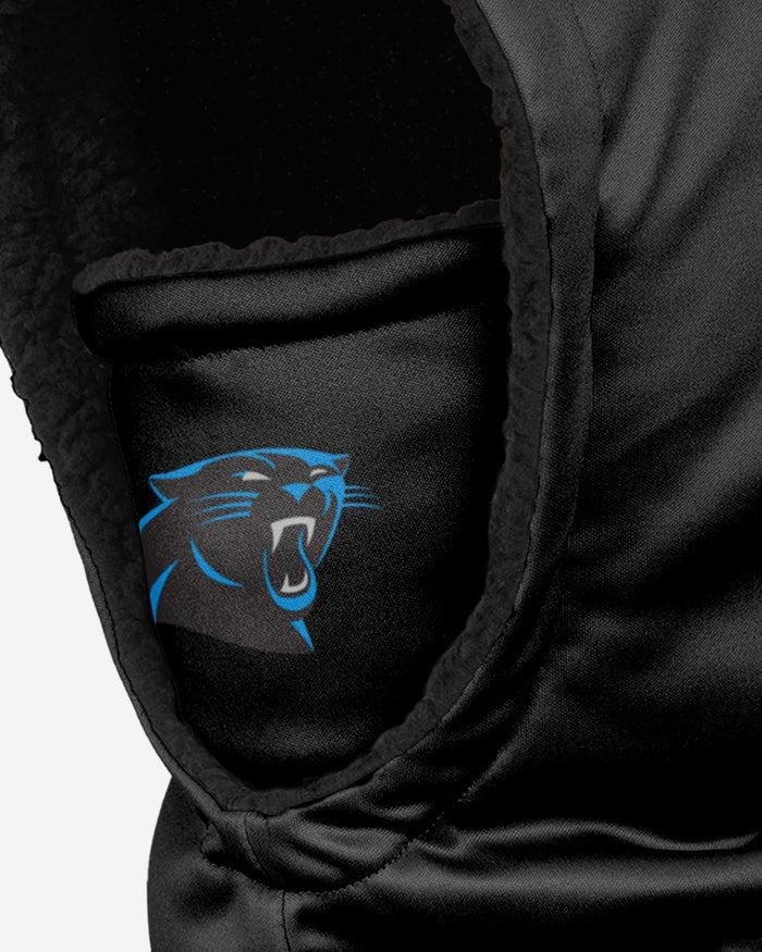 Carolina Panthers Black Hooded Gaiter FOCO - FOCO.com