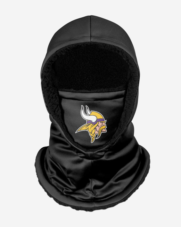 Minnesota Vikings Black Hooded Gaiter FOCO - FOCO.com